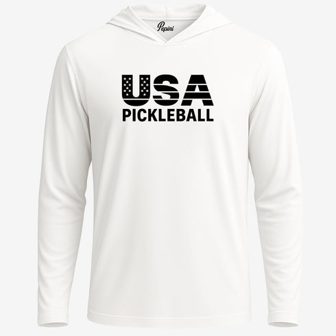 USA Pickleball Stripes & Stars Performance Shirt – Short Sleeve, Long Sleeve & Hoodie